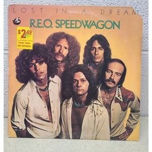 R.E.O. SPEEDWAGON - Lost In A Dream - '74 Epic lbl - LP + lyrics inner